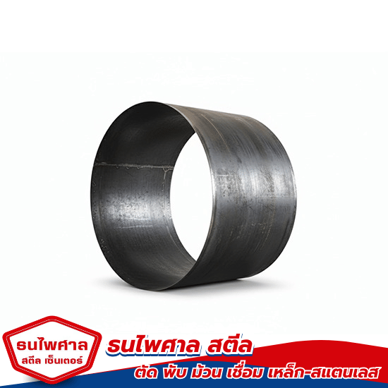 รับม้วนถังเหล็ก สแตนเลส พร้อมเชื่อมประกอบโครง